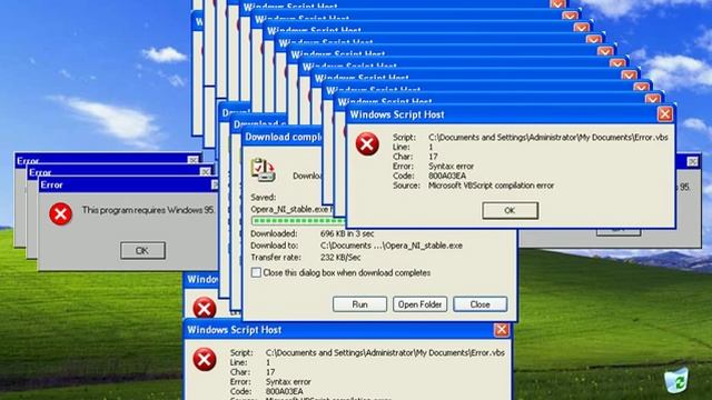 Windows XP Crazy Error.vol2! смотреть онлайн