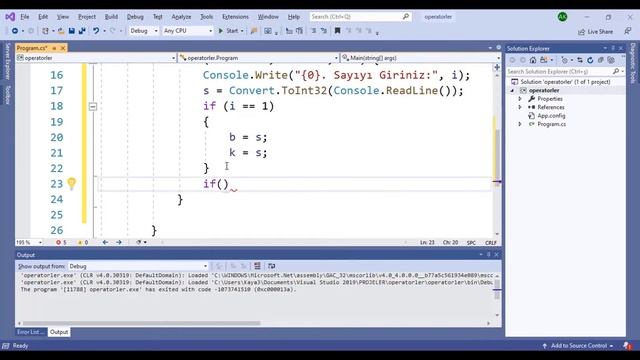 C# Dersleri - 21 | C# Karşılaştırma Operatörleri смотреть онлайн
