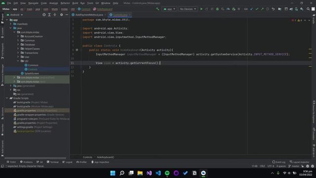 Hide Softkeyboard programmatically Android Studio Java 2022 смотреть онлайн