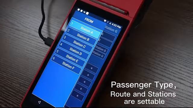 Goodcom GT81 New Android POS with Free APP for Bus ticket print смотреть онлайн