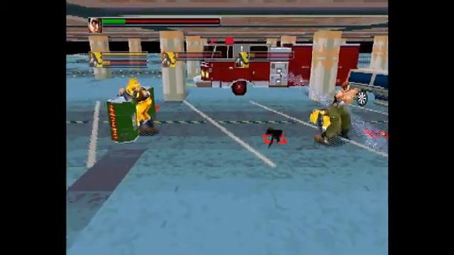 Die Hard Arcade gameplay on SSF Sega Saturn emulator смотреть онлайн