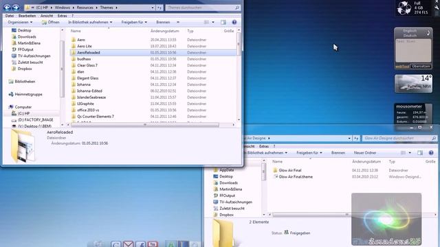 Tutorial: Windows 7 Prozessbalken Farbe ändern (UXTheme Patcher Methode) смотреть онлайн