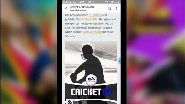How to download ea sports cricket 07 смотреть онлайн