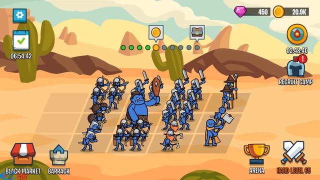 Stick Wars 2 Battle of Legions- Gameplay Walkthrough Part 5 (Android, iOS) смотреть онлайн