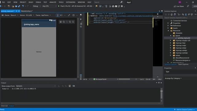 C# Android WebView in Visual Studio 2022 | Getting Started смотреть онлайн