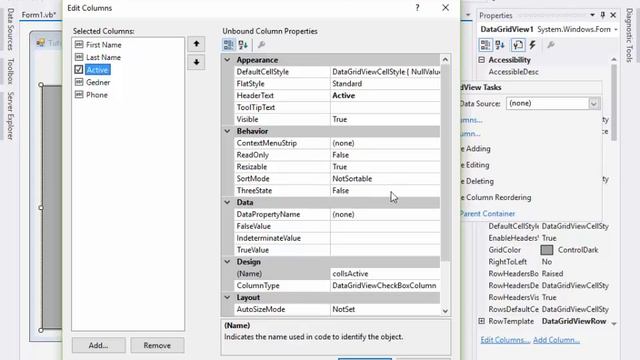 Visual Basic Tutorial 13 - DataGridView Introduction смотреть онлайн