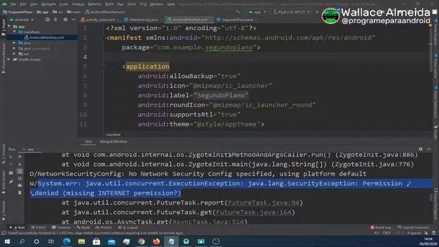 Android Studio | Permitindo que o seu aplicativo acesse a internet ! смотреть онлайн