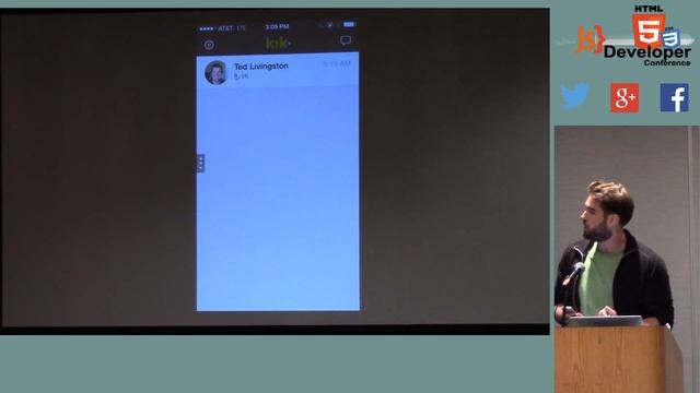 HTML5Devconf May 2014: Ted Livingston, CEO Kik: An Insiders View of Messaging – and Why It Matters смотреть онлайн