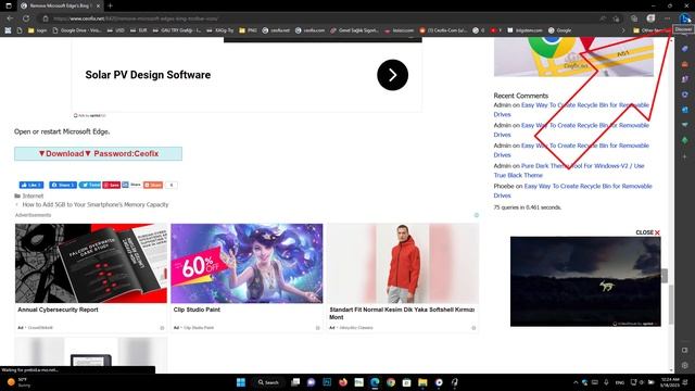 Remove Microsoft Edge's Bing Toolbar icon смотреть онлайн