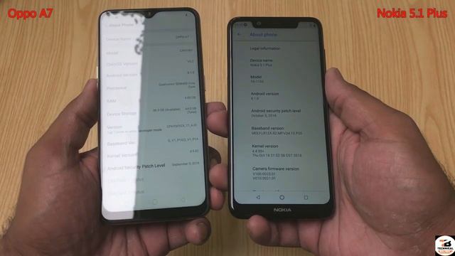 Nokia 5.1 Plus Vs Oppo A7 - Full Comparision Speed Test! Camera Test!! смотреть онлайн