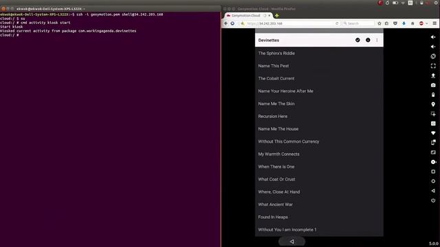 Genymotion Cloud PaaS – Lock Any App Into Kiosk Mode (post-v4.1) смотреть онлайн