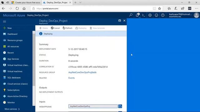 Azure DevOps Project for ASP .NET Core смотреть онлайн