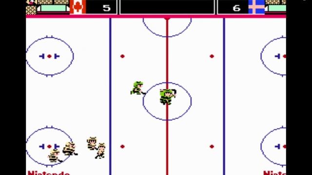 Nes. Ice hockey. Speed 3. One game. Android. смотреть онлайн