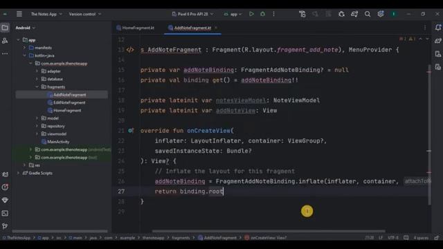 Notes App (MVVM + ROOM Database) in Android Studio using Kotlin | Part 4: Fragments & Final Output смотреть онлайн