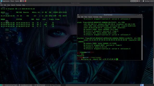 HACK WI-FI WITH AIRCRACK-NG (BRUTEFORCE) ON PARROT OS смотреть онлайн
