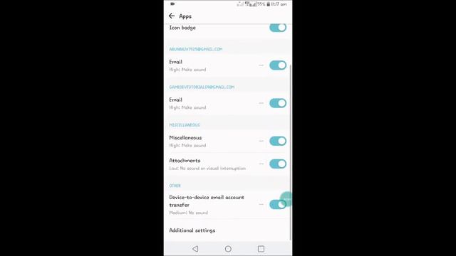Set different notification tone for each gmail account Android смотреть онлайн