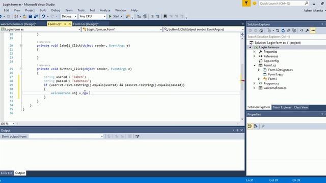 Create login form using Visual C# - tutorial смотреть онлайн