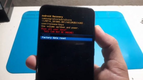 Hard Reset Samsung A03 Core, A03 e A03s MESMO COM SENHA