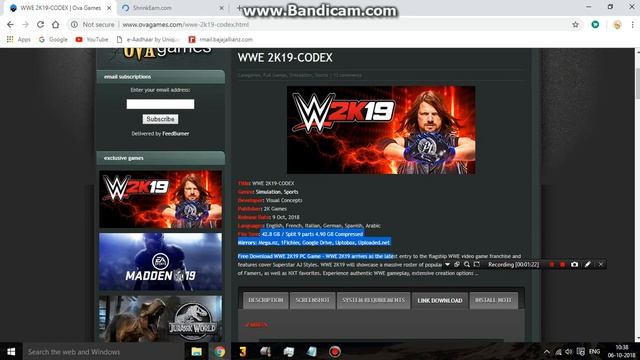 how to download wwe 2k19 for pc (parts or torrents) WORKING 100 % смотреть онлайн