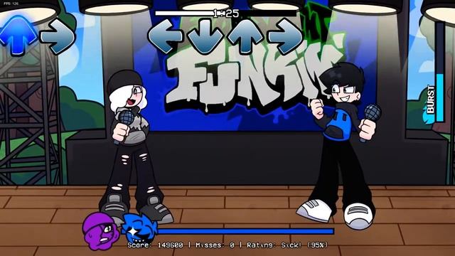 Friday Night Funkin' Starlight Mayhem Rebooted it's complicated gameplay смотреть онлайн