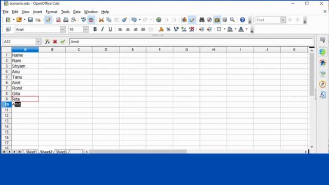 How to record changes in Open Office Calc Spreadsheet? | IT 402 смотреть онлайн