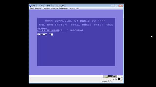 Tastenkombinationen im C64 Emulator смотреть онлайн