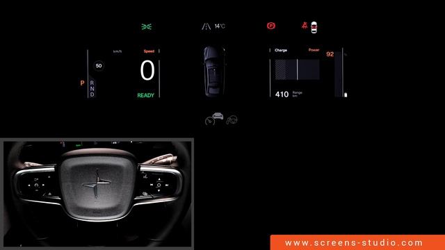 Polestar 2 | Overview Instrument Cluster | 2020 смотреть онлайн