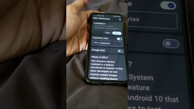 Install Gsi Rom Using DSU Sideload No Root No Unlock Bootloader #รอม2ระบบ