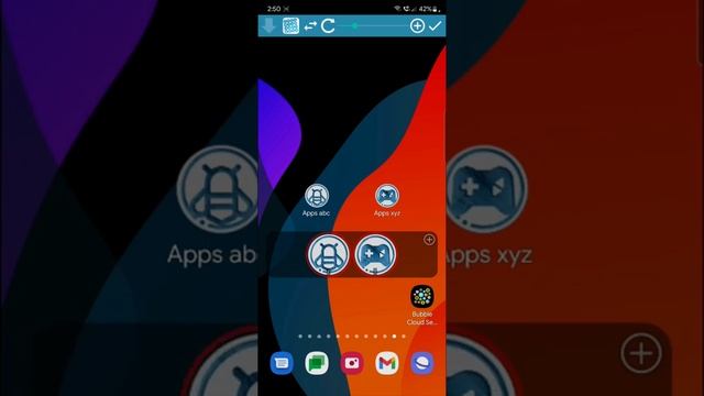 Folder options and the new embedded toolbar in Bubble Cloud home Screen Widgets смотреть онлайн