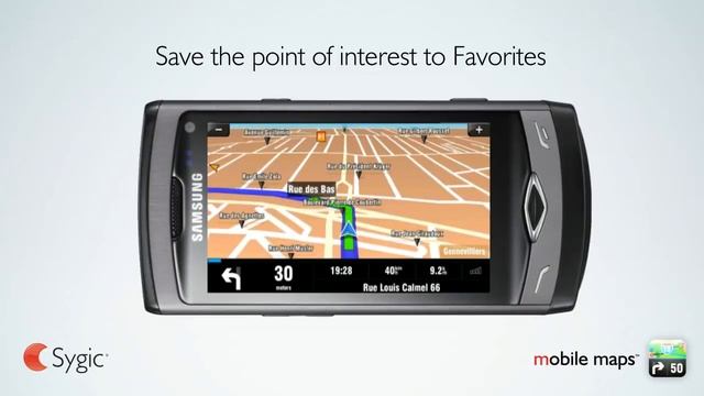Sygic Mobile Maps for Samsung Wave S8500/s8530 (Bada OS) смотреть онлайн