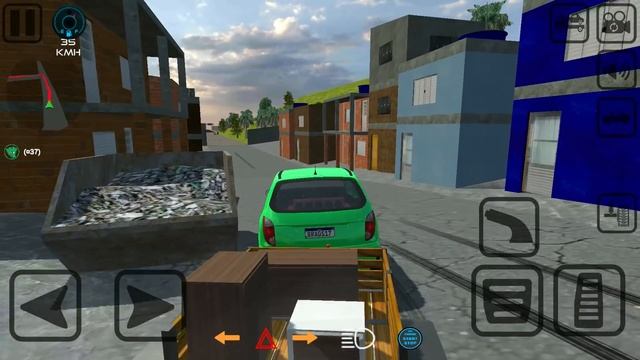 Small Hatchback Car Driving In Favelas - Bike and Car Sim - Android Gameplay смотреть онлайн