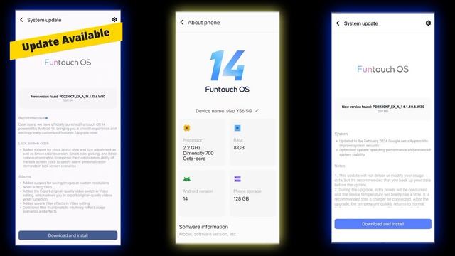 Funtouch OS 14 Next Update Released Now Start ! - March 2024 ! Devices ! | android 14 смотреть онлайн