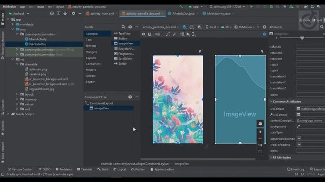 MotionLayout en Android Studio смотреть онлайн