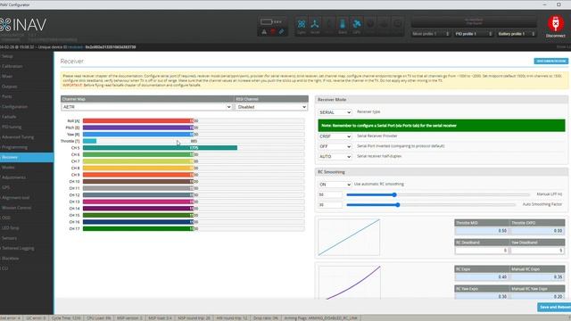 INAV 7.0 Configurator For My Heewing Ranger T1 Setup