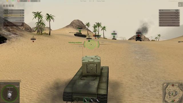 Ground War Tanks Gameplay [EP 76] KV-2 M4 PzI смотреть онлайн