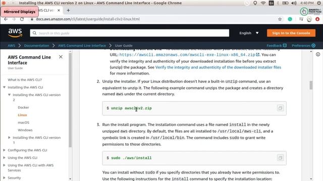 Install or Update AWS CLI version 1 to CLI version 2 смотреть онлайн
