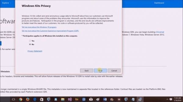 How to install Windbg from Windows software development kit (SDK)
