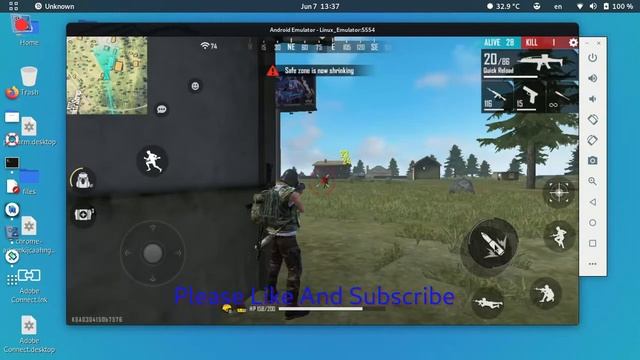 Playing Free Fire On Kali Linux смотреть онлайн