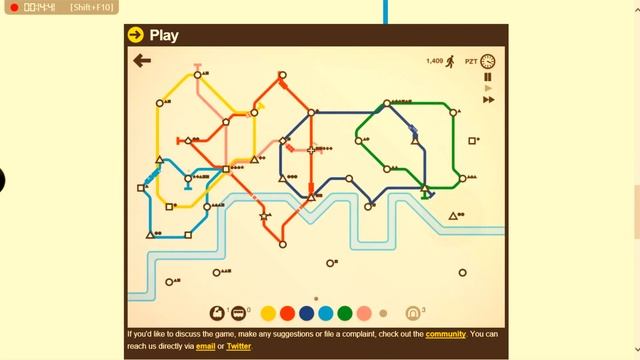 Mini Metro demo gameplay | Highscore | Minimalistic subway layout game смотреть онлайн