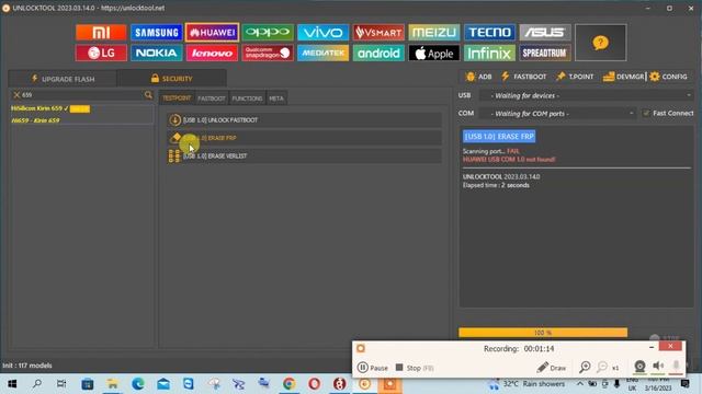 BND L21 Honor 7 X Frp Remove By Unlocktool