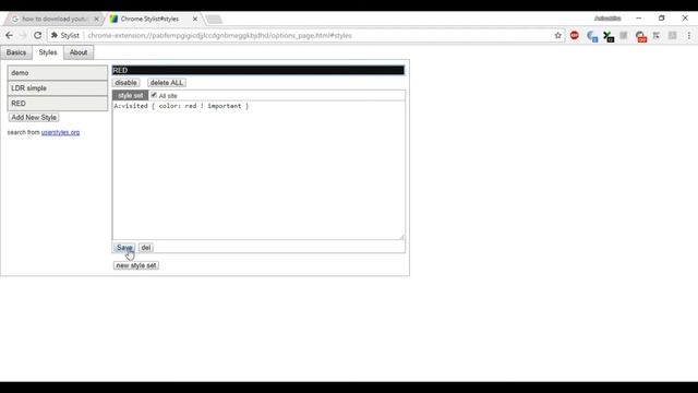 How to change visited link color in Google Chrome - Updated смотреть онлайн
