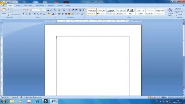 Pengenalan Menu Microsoft Office Word 2007 смотреть онлайн