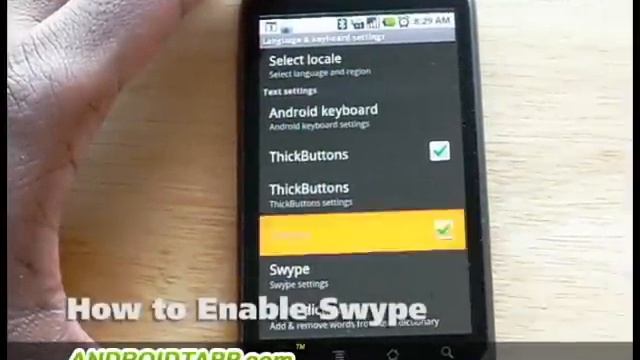 Swype Keyboard for Android Demo смотреть онлайн