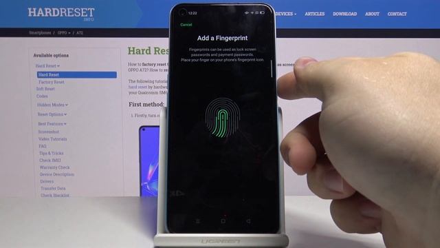 How to Use Fingerprint in OPPO A72 – Screen Lock Method смотреть онлайн