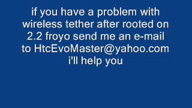 wireless tether problem on any android phone смотреть онлайн