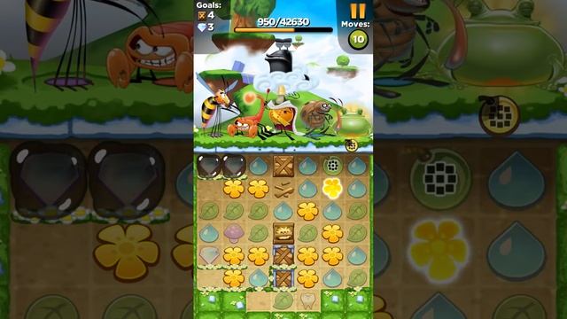 Best fiends level 528 walkthrough ios android gameplay HD смотреть онлайн