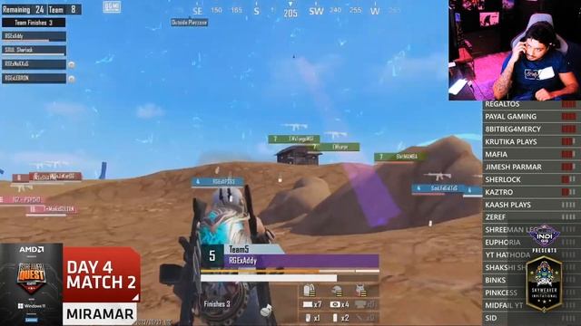 🔴BGMI | AMD Presents Streamer Quest with Windows 11 powered by Lenovo | DAY 4 смотреть онлайн