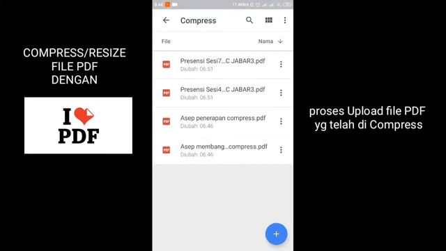 Compress / resize file pdf dengan i love pdf pada android смотреть онлайн