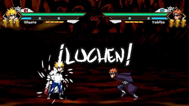 MINATO VS YAHIKO | GAME NARUTO MUGEN ANIME V12 PC 2022 | Full 111 Characters