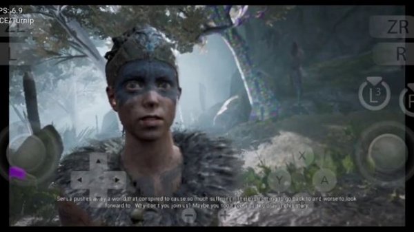 Hellblade: Senua’s Sacrifice Yuzu Android NCE GitHub v264 Gameplay test Snapdragon 778G